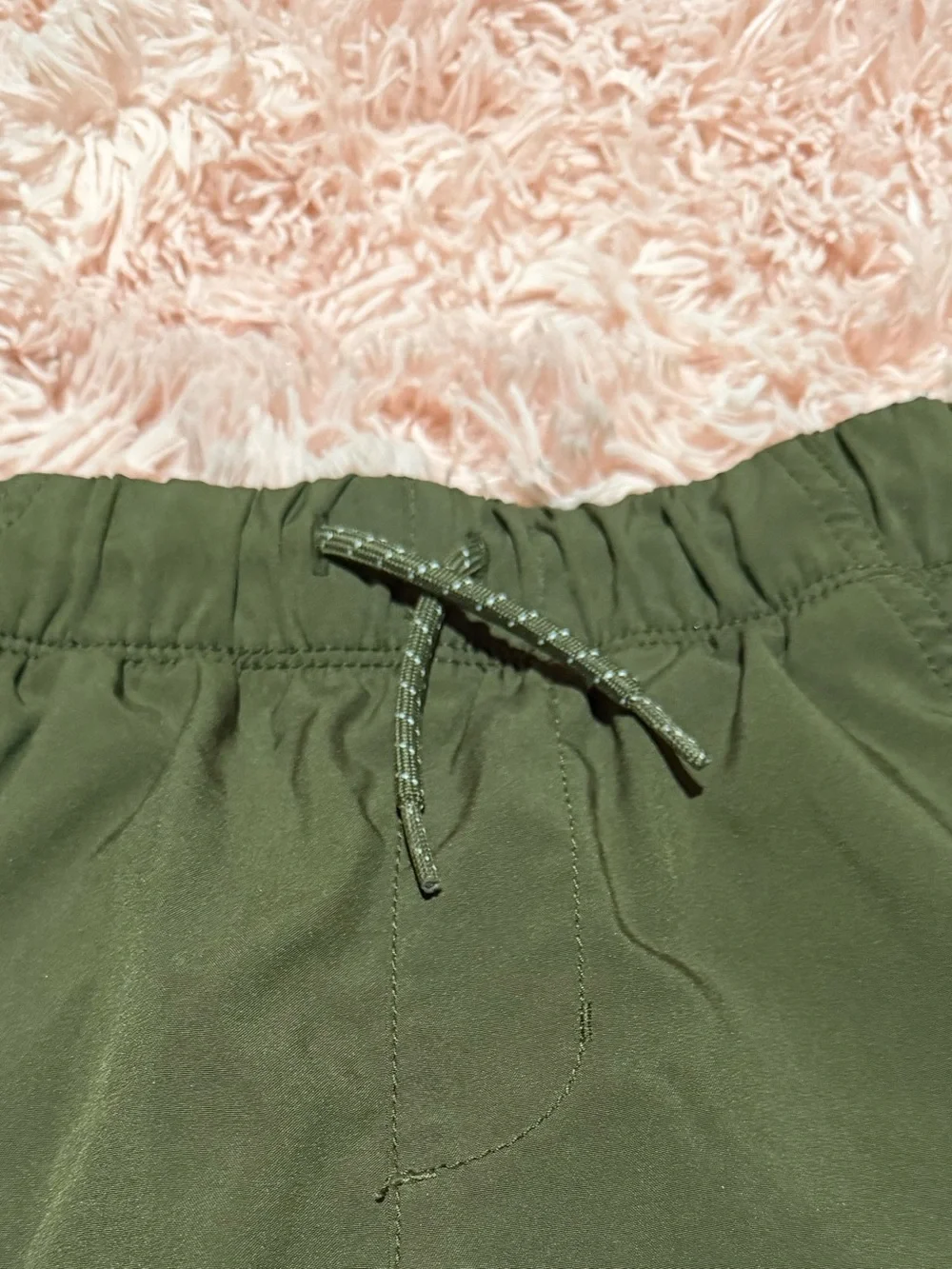 Old Navy Olive Green Kids Drawstring Shorts